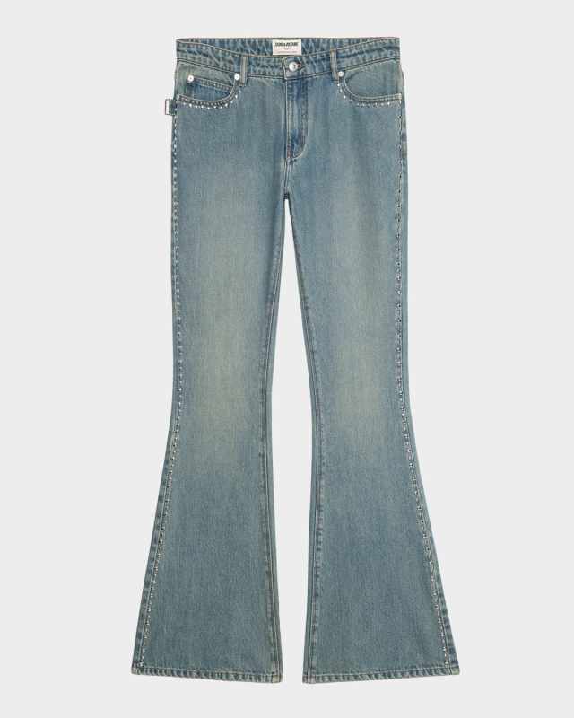 Eclip Studded Bootcut Jeans